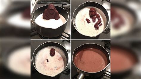 Melting Chocolate Gorilla Memes Are About The World's Best-Kept Secrets These memes are giving us some serious Harambe vibes, and you know we're all about it. . Chocolate gorilla meme
